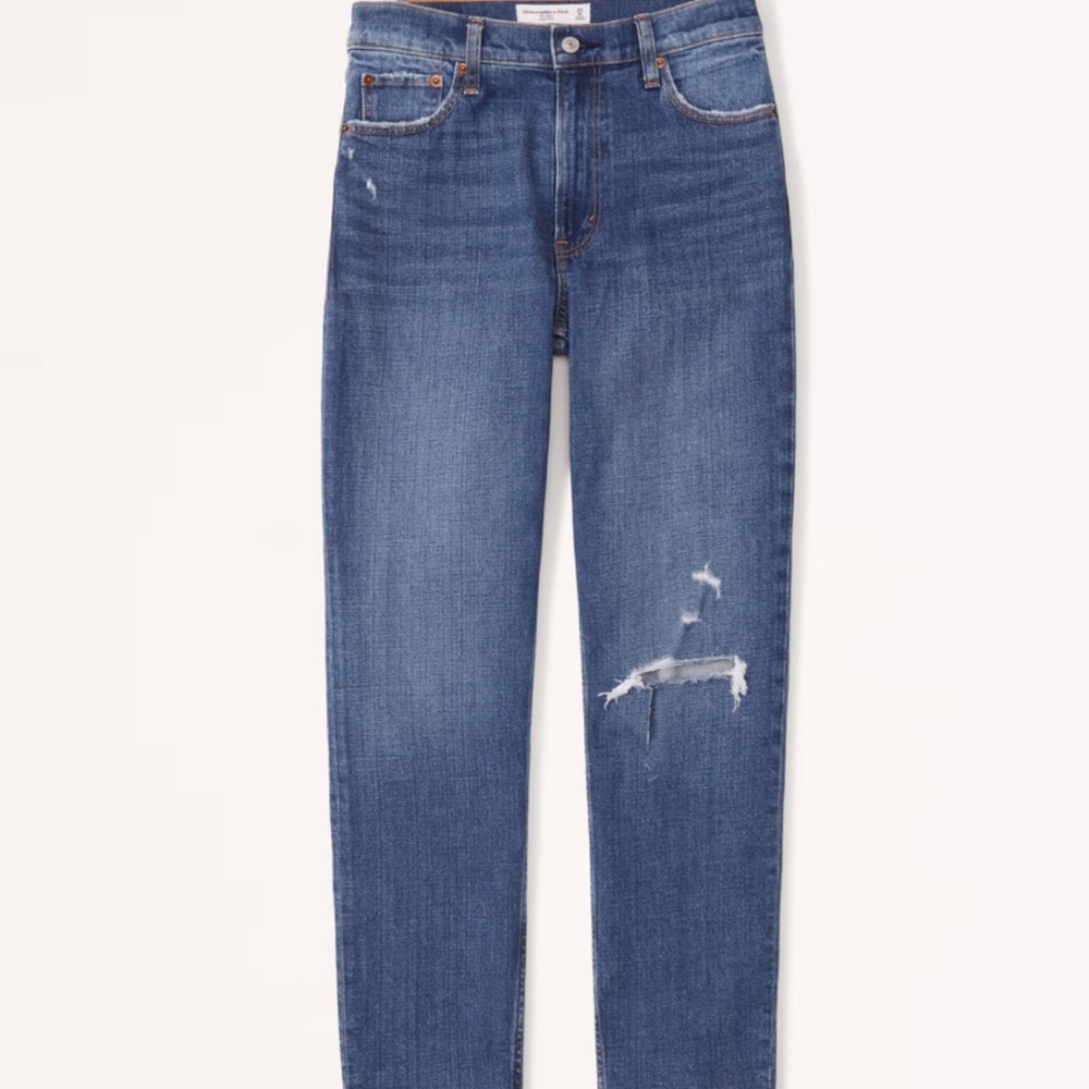 Abercrombie & Fitch “The Mom” high rise jeans